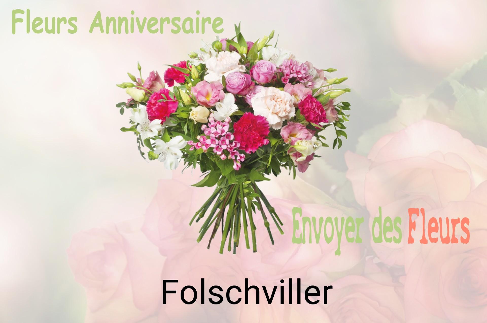 Bouquet de fleurs d’anniversaire livré à Folschviller